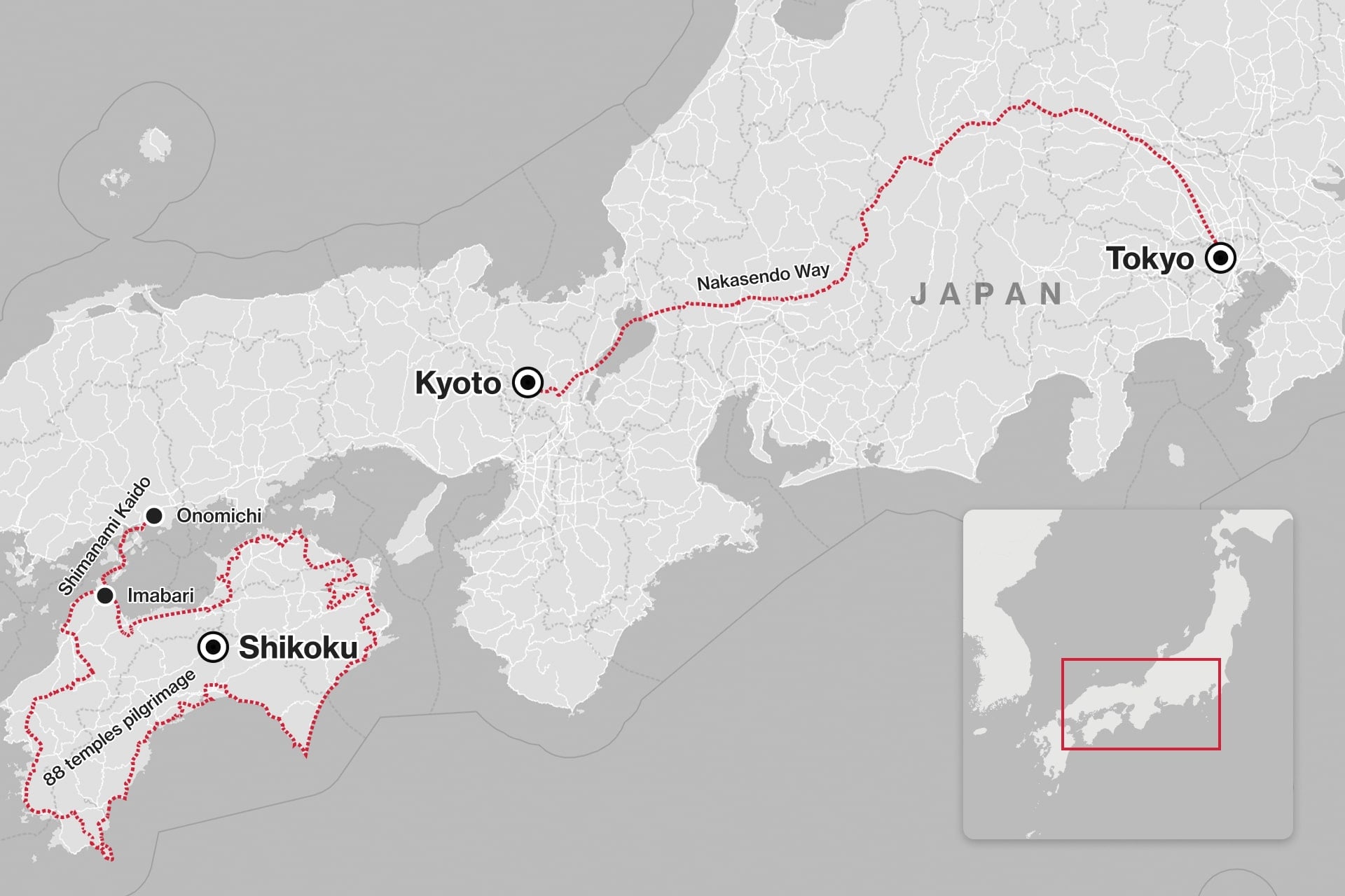 Map of Japan