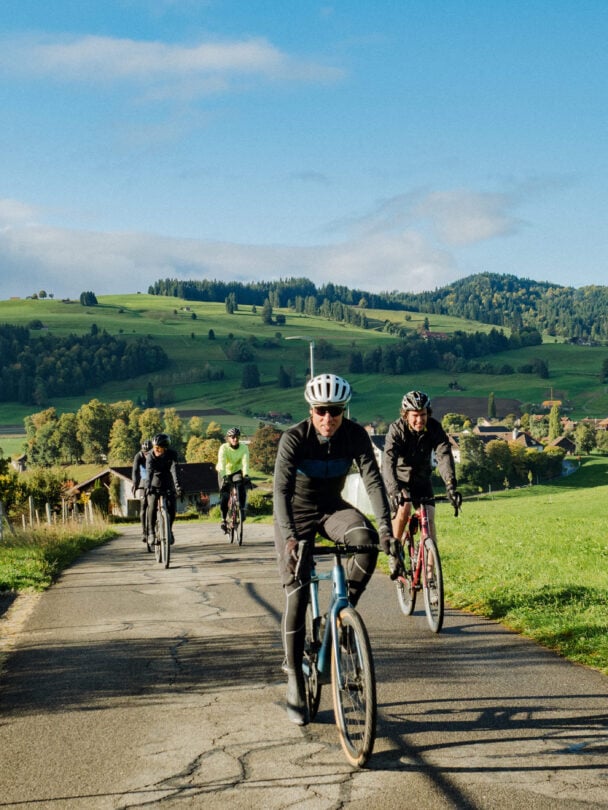 sunny day ride switzerland